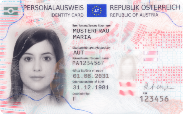 Austrian identity card - Wikipedia